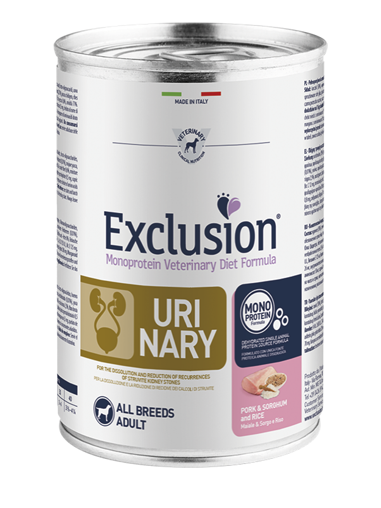 Exclusion Diet Urinary para Cão 400gr 1