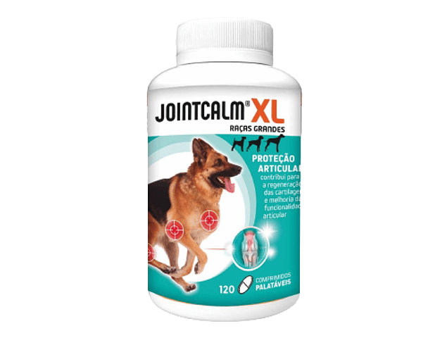 JointCalm XL Condroprotetor 120 Comprimidos palatáveis