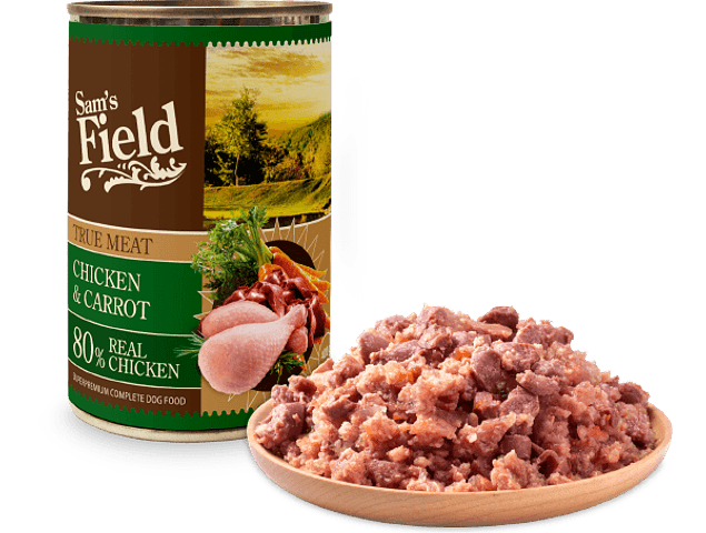 Sam's Field True Meat Frango e Cenoura 400g