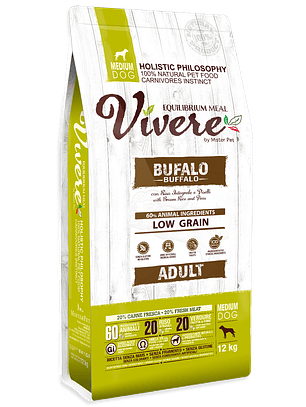 Vivere Medium Adult Buffalo 12kg
