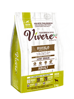 Vivere Medium Adult Buffalo 3kg