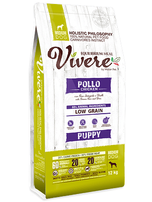 Vivere Medium Puppy Chicken 12kg