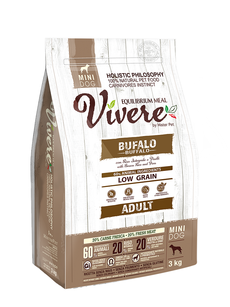 Vivere Mini Adult Buffalo 3kg 1