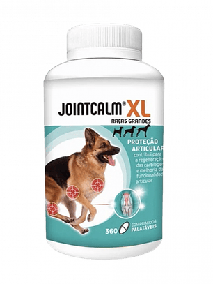 Suplemento Articular JointCalm XL Condroprotetor 360 Comprimidos palatáveis