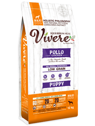 Vivere Low Grain cachorro raça grande 12Kg 