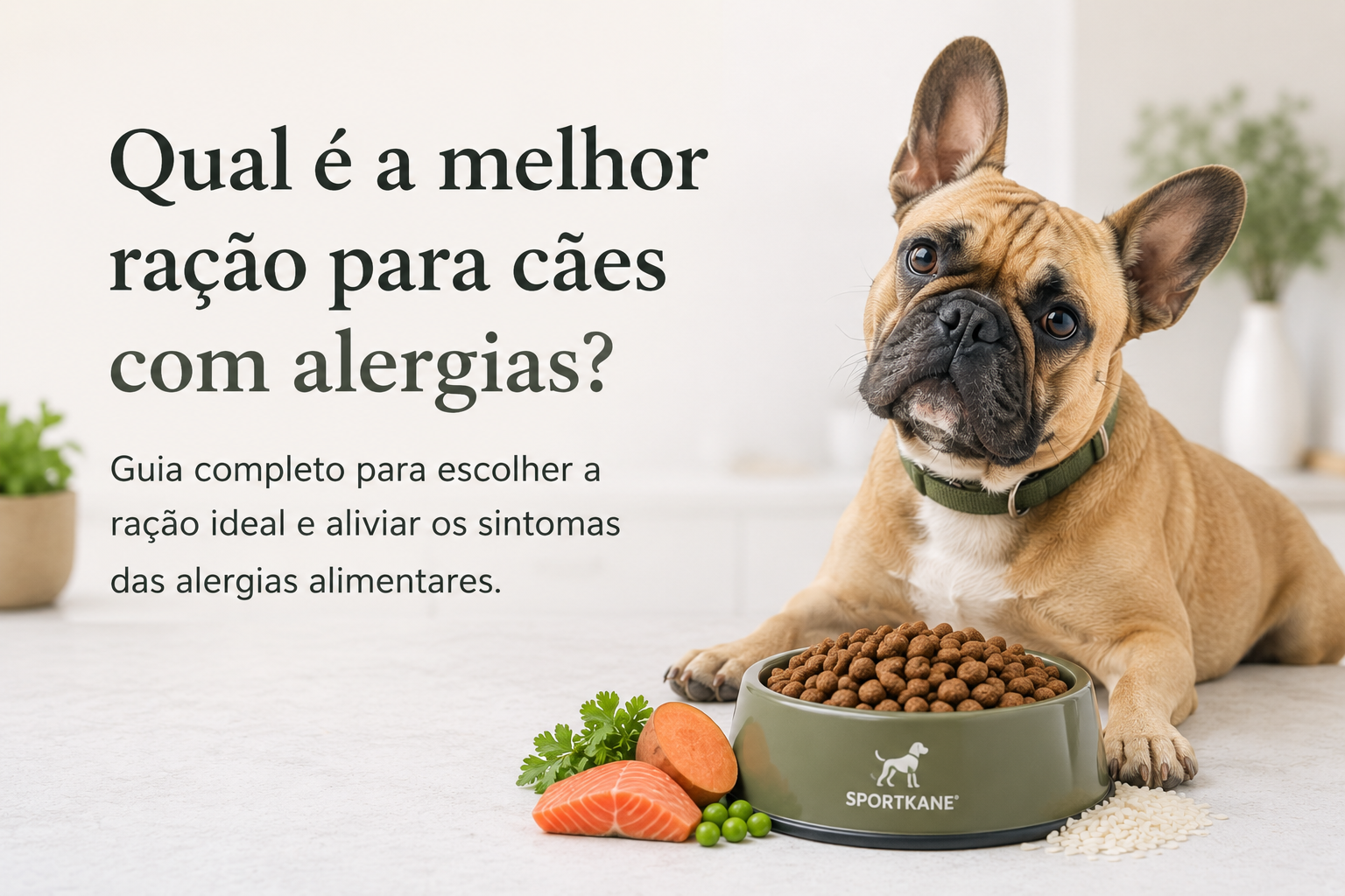 Qual é a melhor ração para cães com alergias?