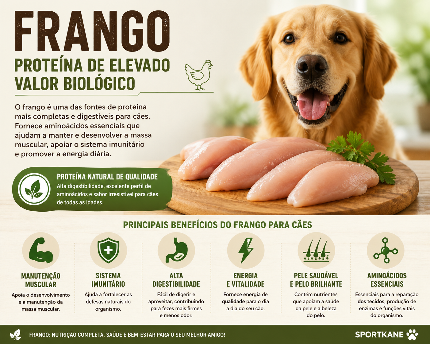 Frango – Proteína de Elevado Valor Biológico