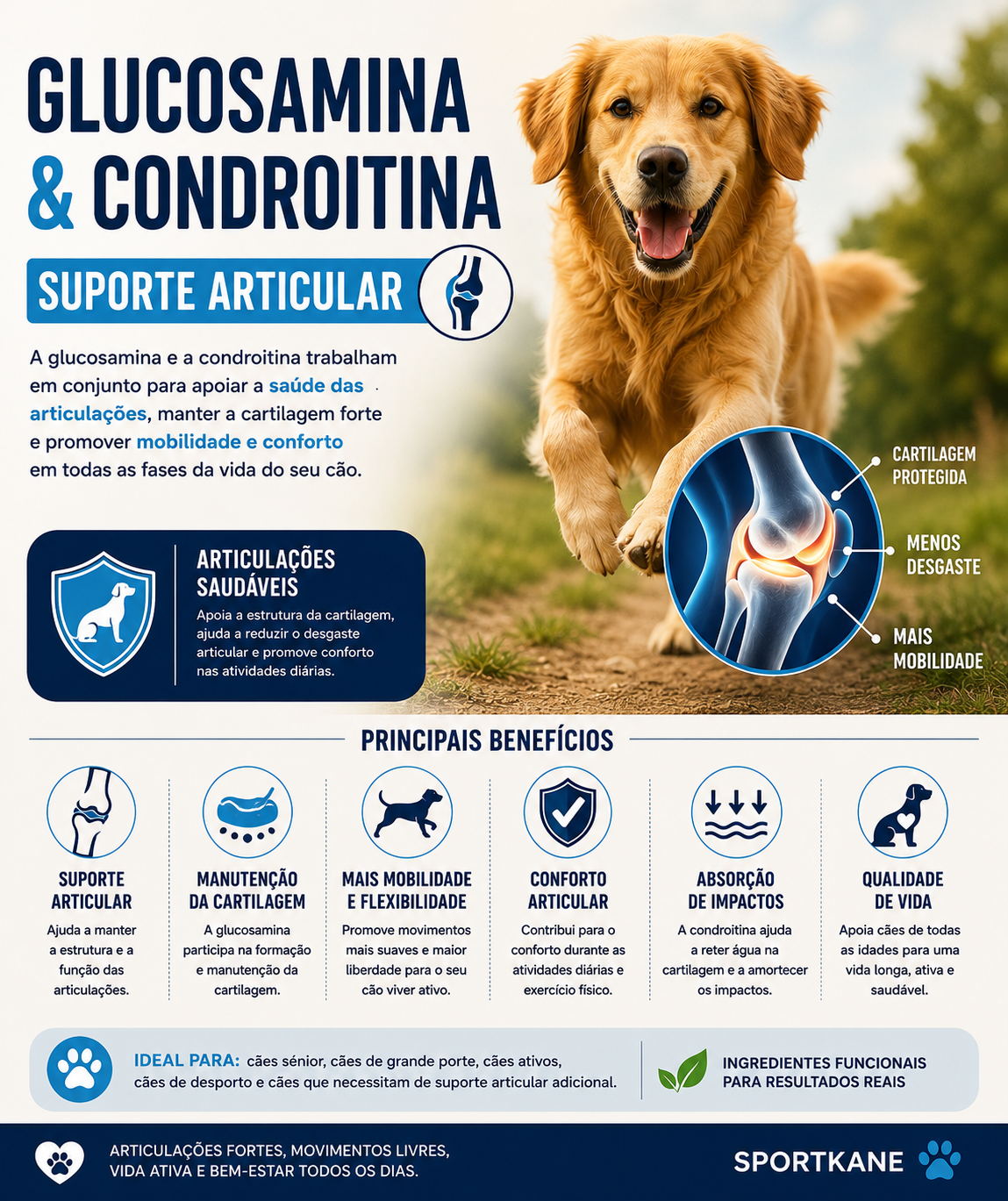 Glucosamina & Condroitina – Suporte Articular