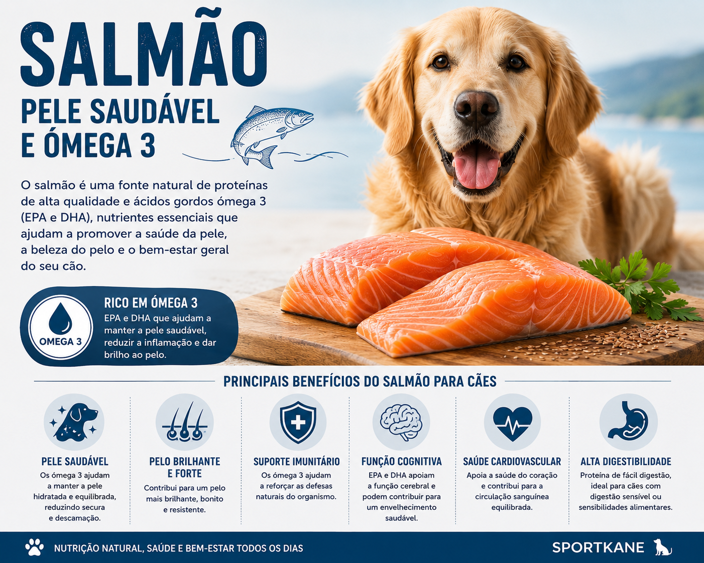Salmão – Pele Saudável e Ómega 3
