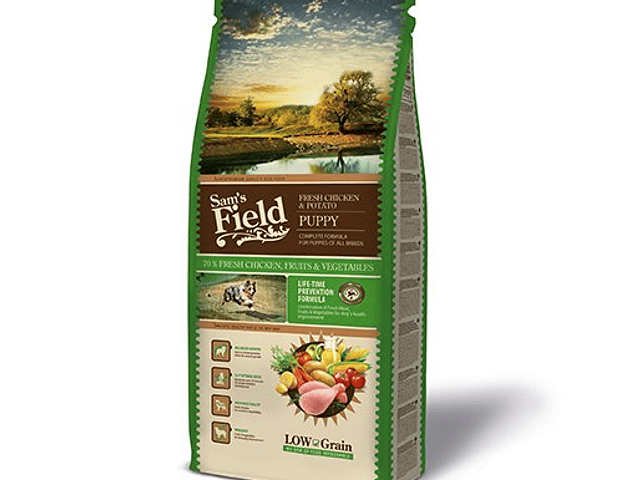 Sam's Field Frango & Batata Cachorro Raça Média 13Kg 