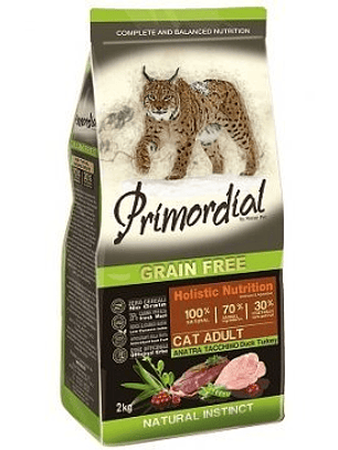 Primordial Grain Free Gato Adulto Pato & Peru 6Kg