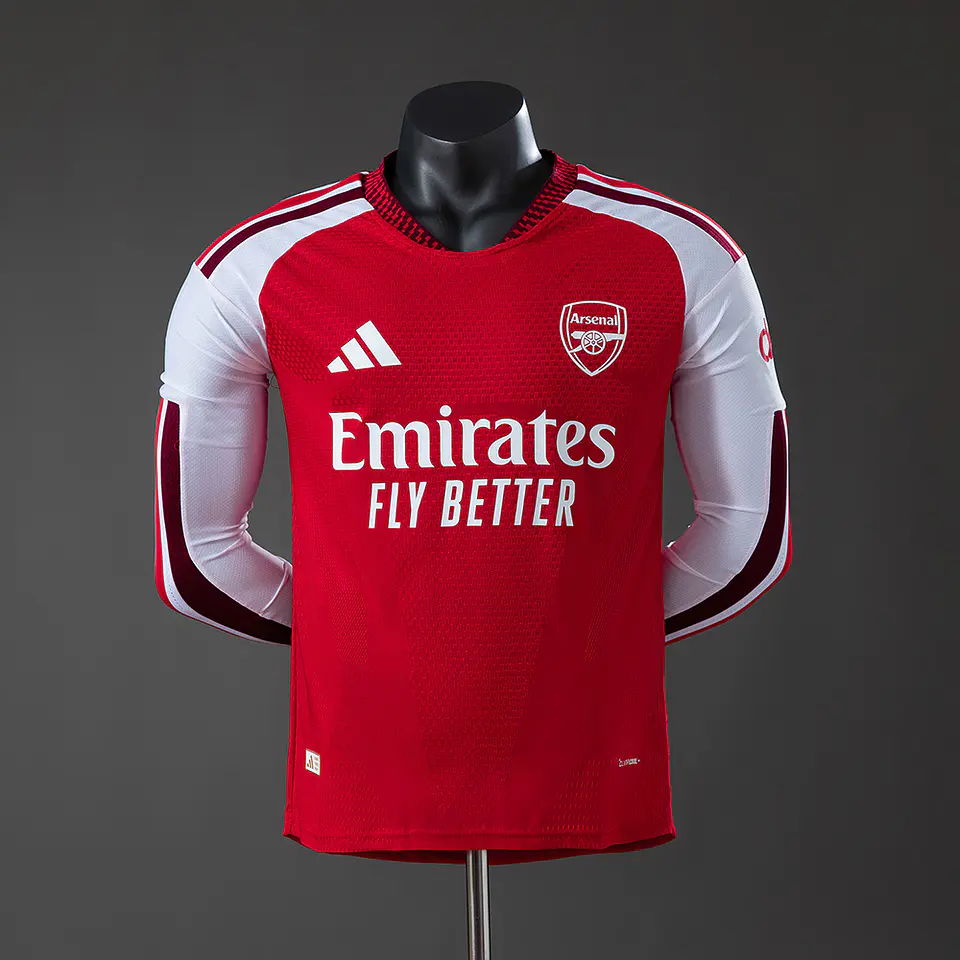 2026-27 Arsenal Home Player Edition Long Sleeve Jersey 1