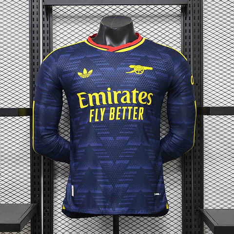2026-27 Arsenal Away Player Edition Long Sleeve Jersey
