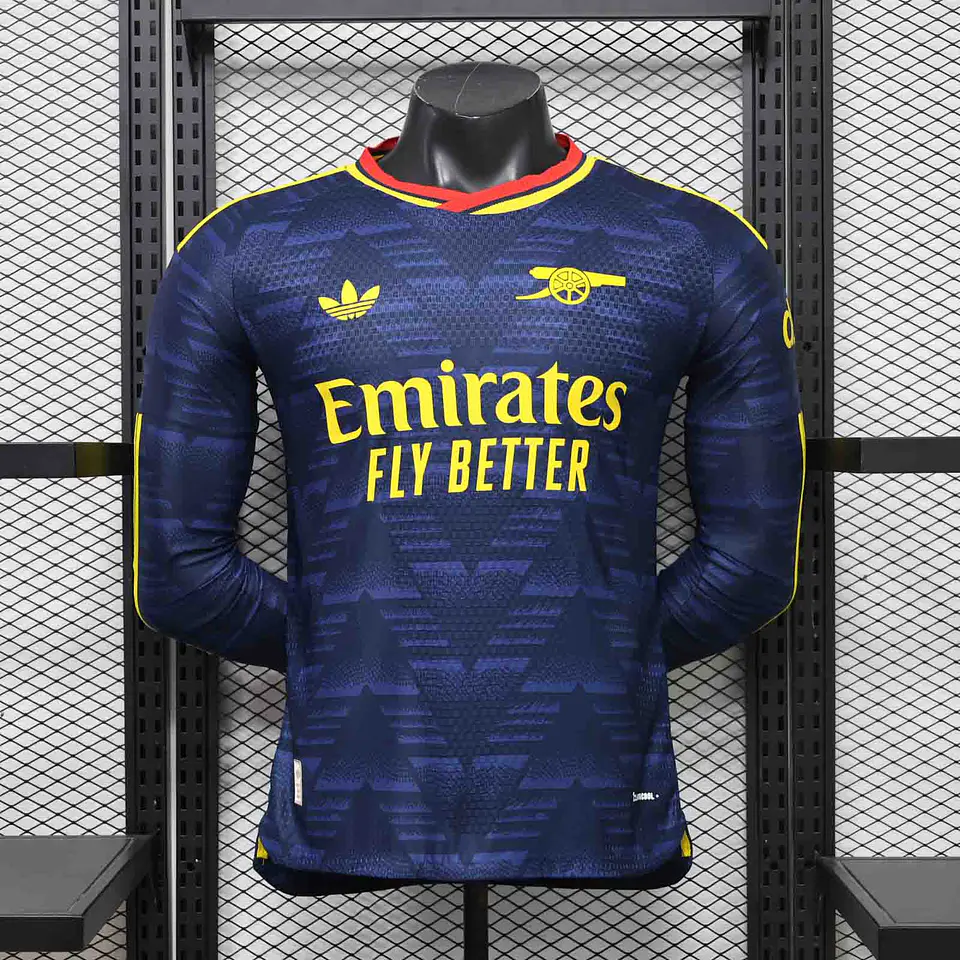 2026-27 Arsenal Away Player Edition Long Sleeve Jersey 1