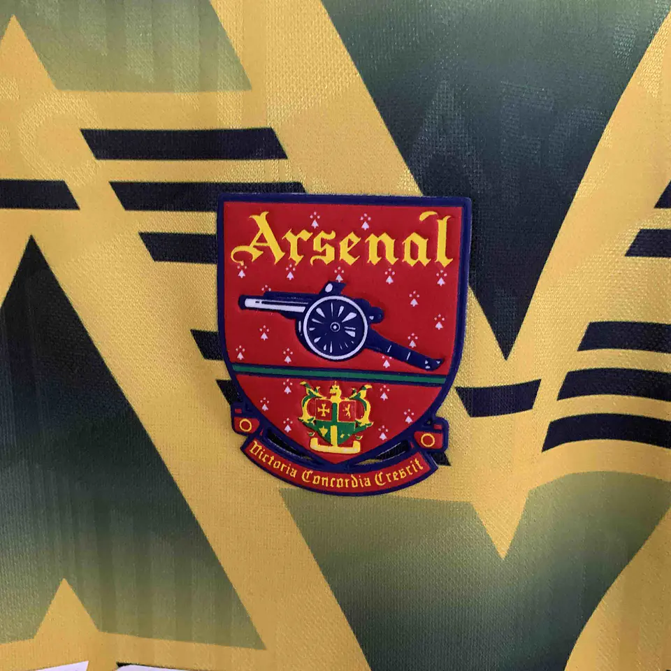 1991-93 Arsenal Away Long Sleeve Jersey 3