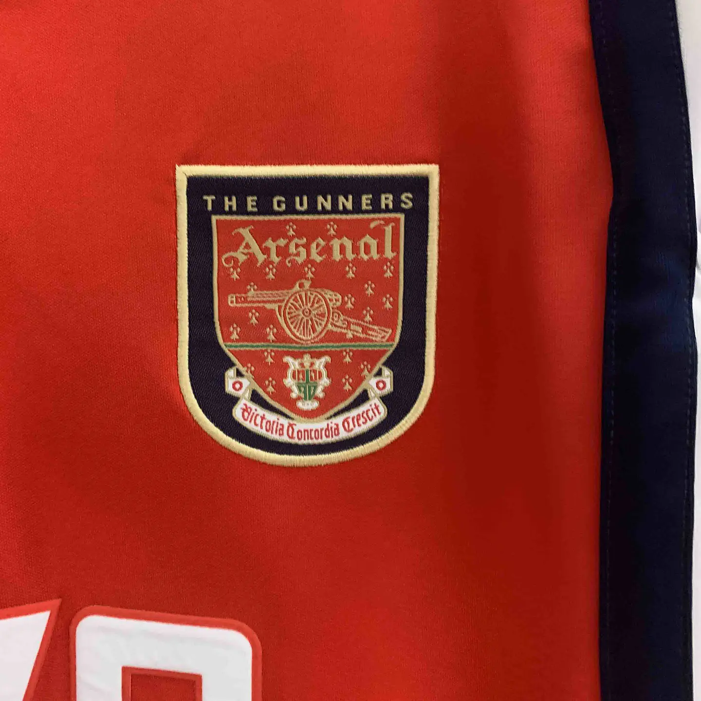 1998-99 Arsenal Home Long Sleeve Jersey 3
