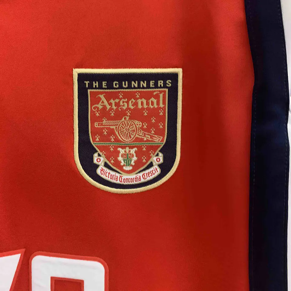 1998-99 Arsenal Home Long Sleeve Jersey 3