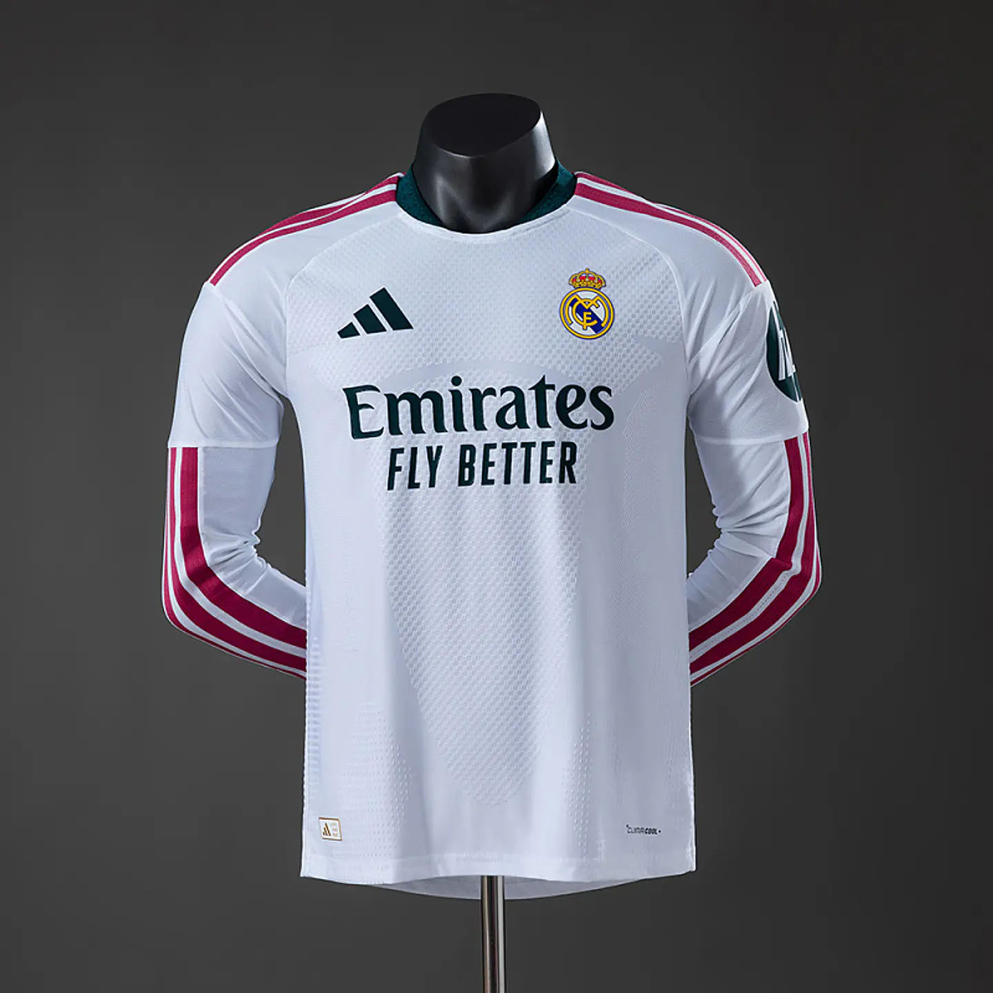 2026-27 Real Madrid Home Player Edition Long Sleeve Jersey 1