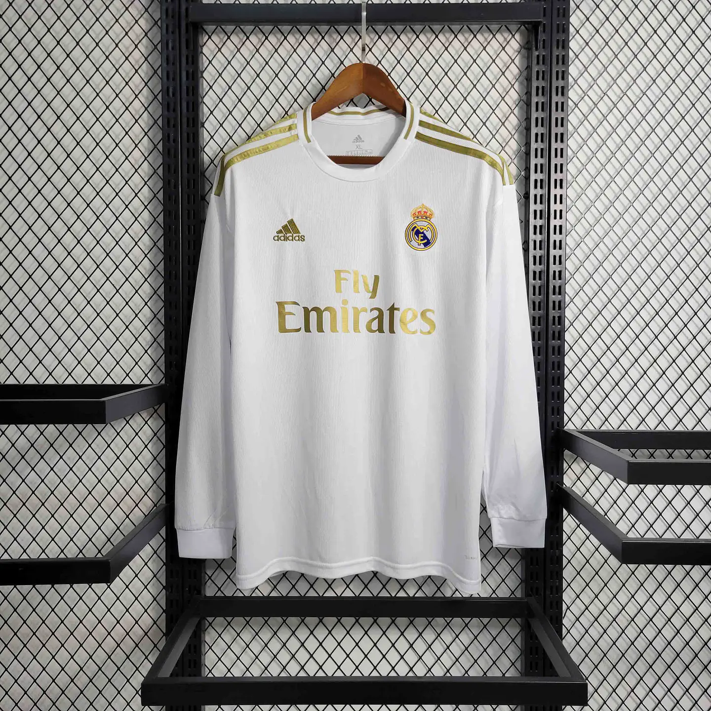 2019-20 Real Madrid Home Long Sleeve Jersey 1