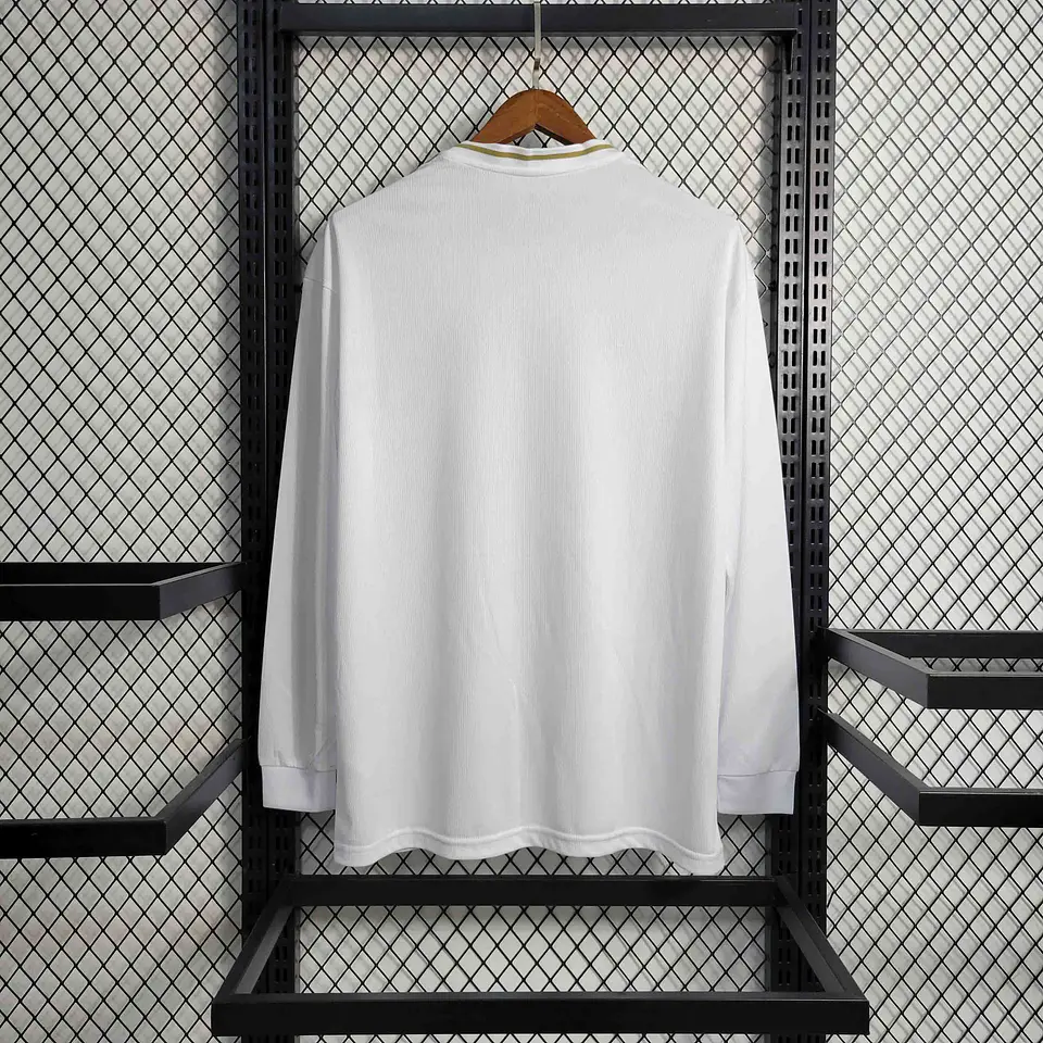 2019-20 Real Madrid Home Long Sleeve Jersey 2