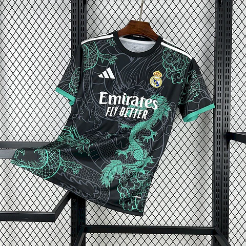 2025-26 Real Madrid Green Dragon Jersey