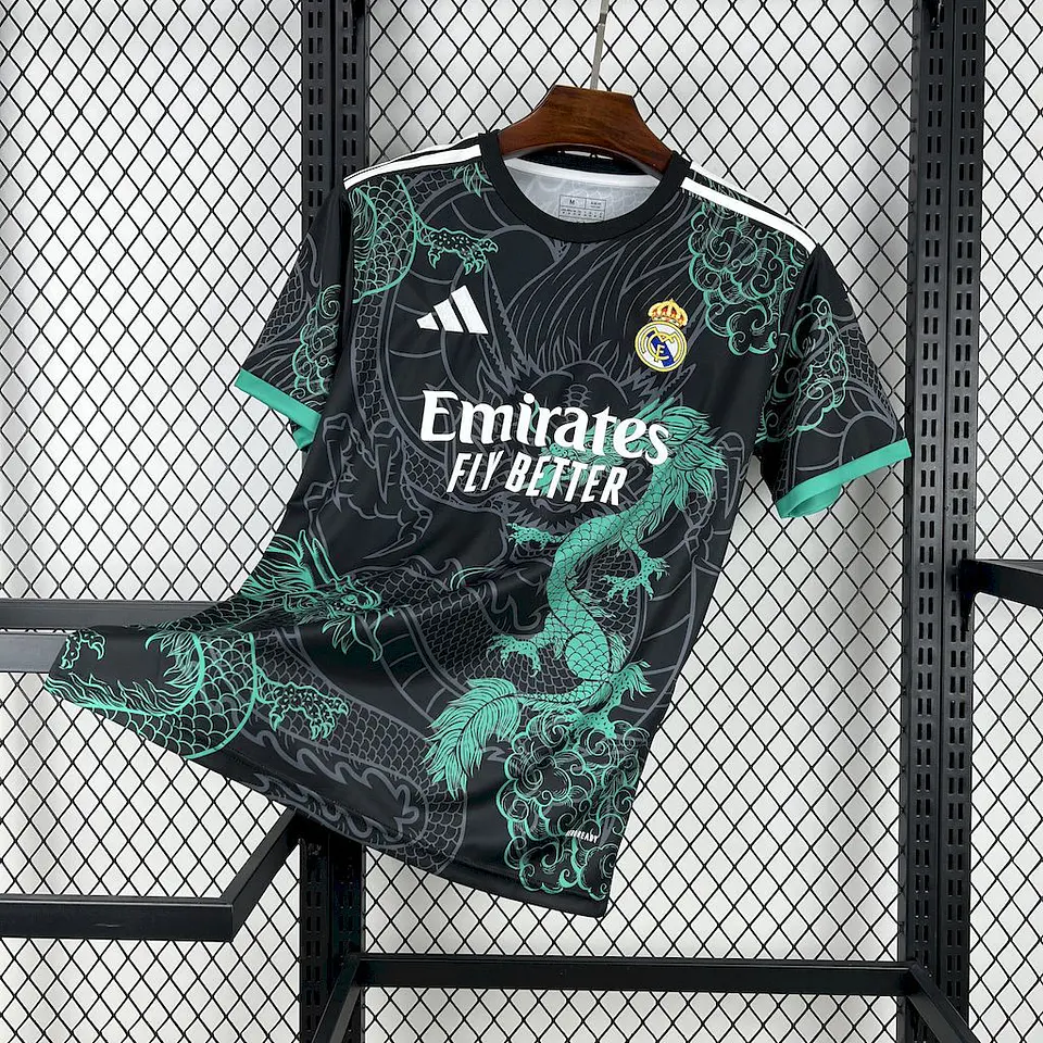 2025-26 Real Madrid Green Dragon Jersey 1