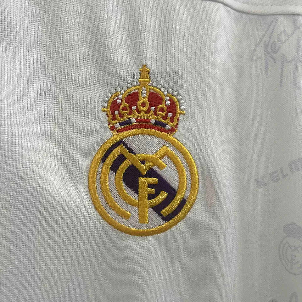 1994-96 Real Madrid Home Long Sleeve Jersey 3