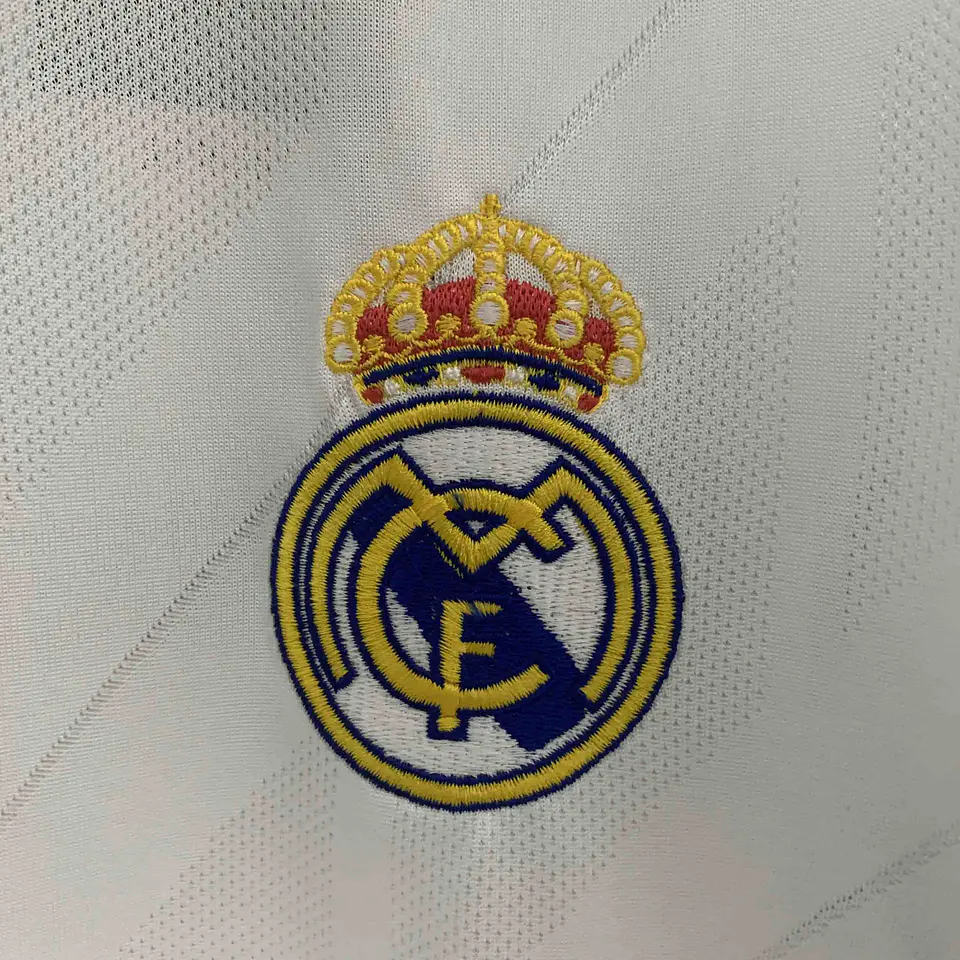 2017-18 Real Madrid Home Long Sleeve Jersey 3