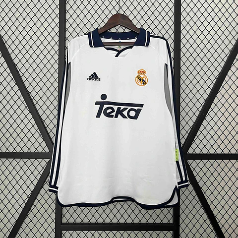 2000-01 Real Madrid Home Long Sleeve Jersey