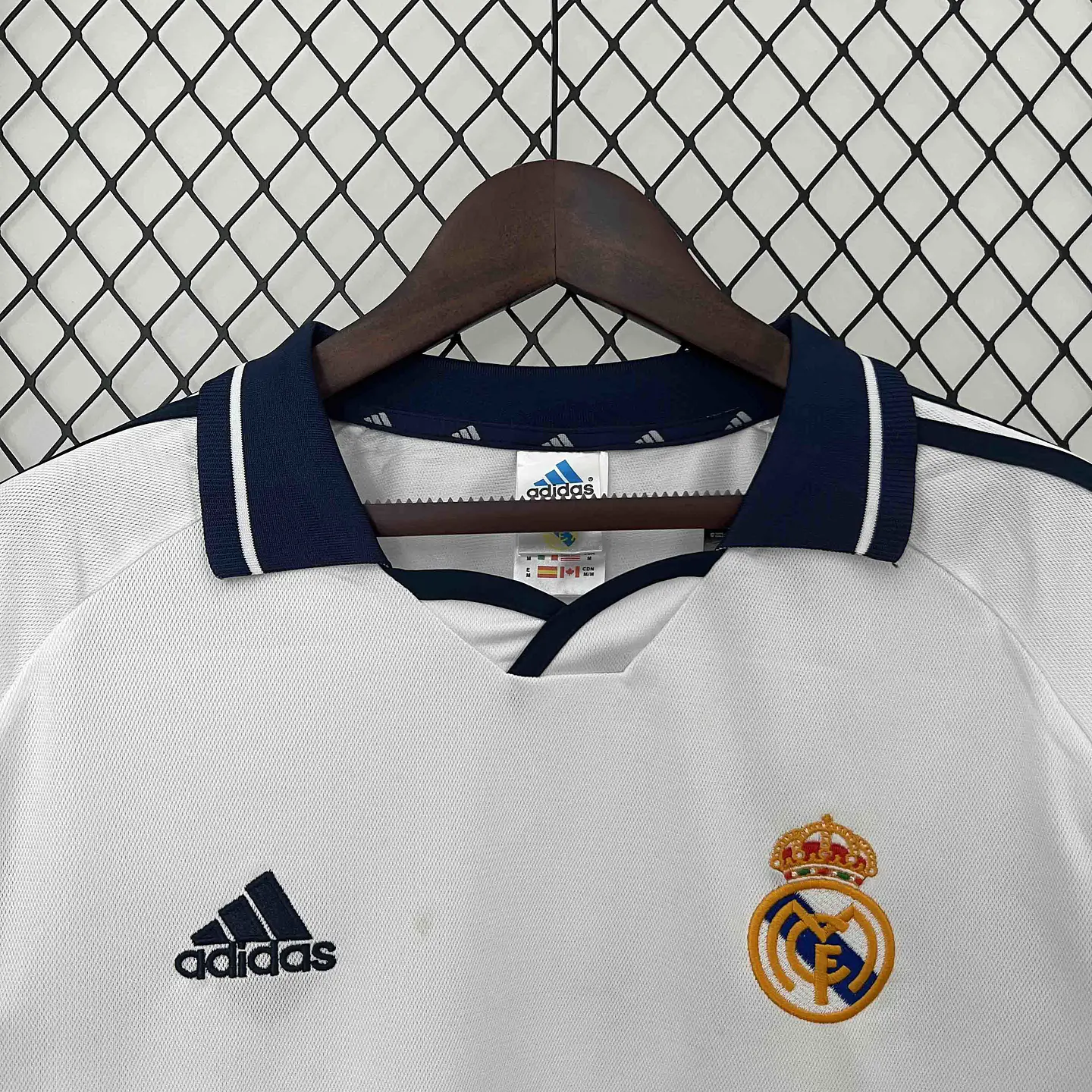 2000-01 Real Madrid Home Long Sleeve Jersey 3