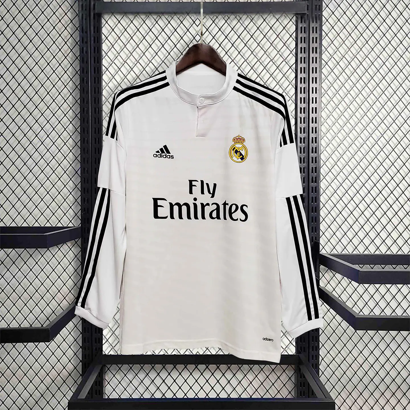 2014-15 Real Madrid Home Long Sleeve Jersey 1