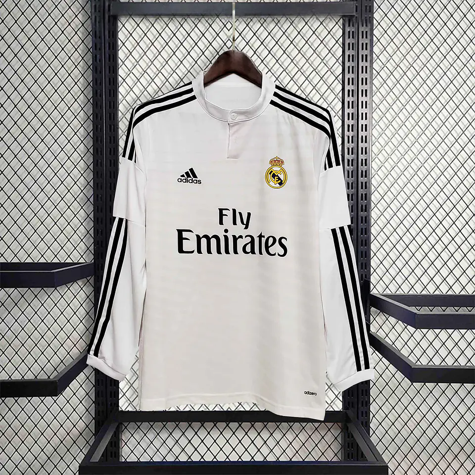 2014-15 Real Madrid Home Long Sleeve Jersey 1