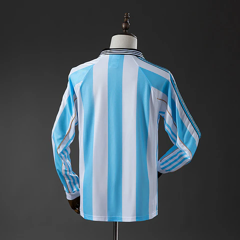 1998 Argentina Home Long Sleeve Jersey