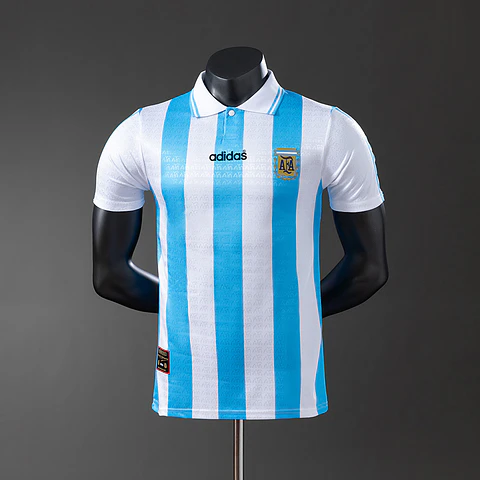 1994 Argentina Home Player Edition Jersey