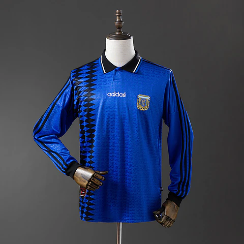 1994 Argentina Away Long Sleeve Jersey