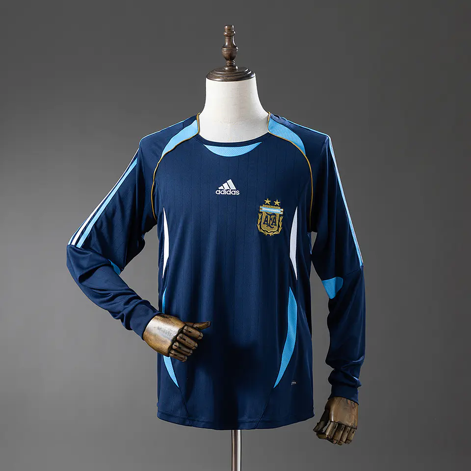 2006 Argentina Away Long Sleeve Jersey 1