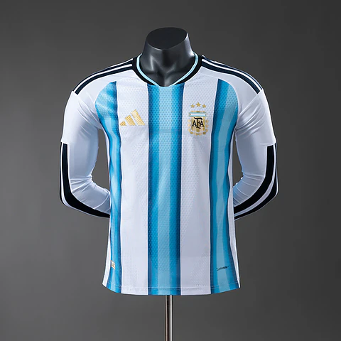 2026 Argentina Home Long Sleeve Player Edition Jersey