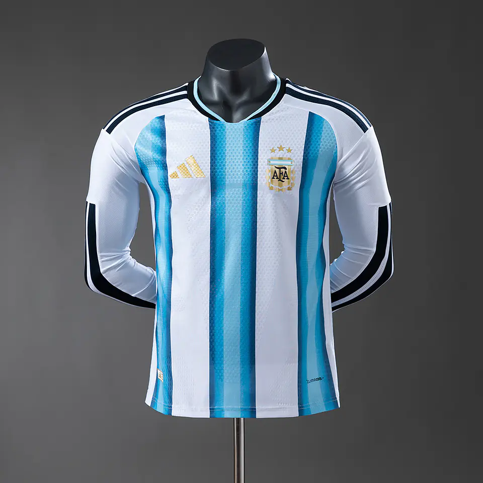 2026 Argentina Home Long Sleeve Player Edition Jersey 1