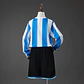 1986 Argentina Home Long Sleeve Kids Kit - thumbnail 2