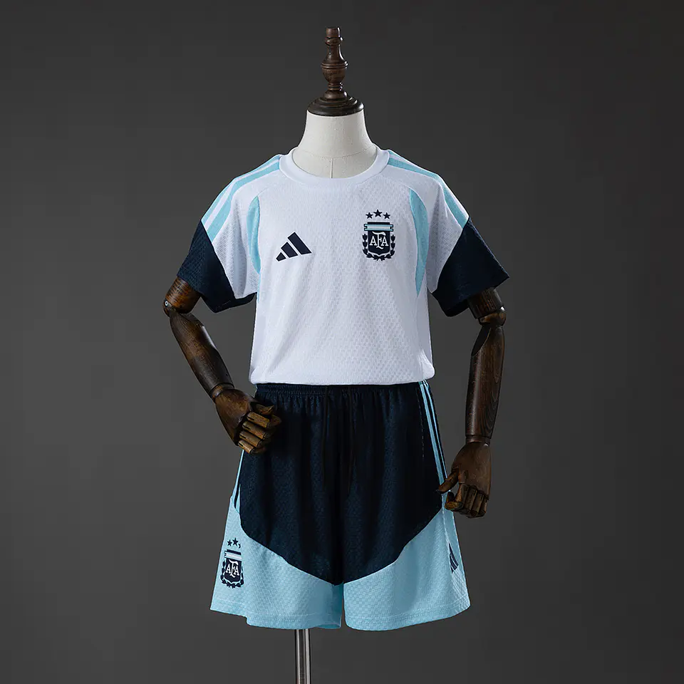 2026 Argentina White Training Kids Kit 1