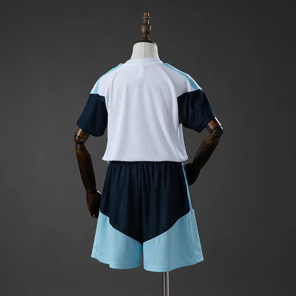 2026 Argentina White Training Kids Kit 2