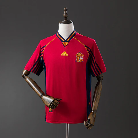 1998 Spain Home Jersey
