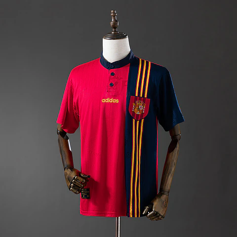 1996 Spain Home Jersey