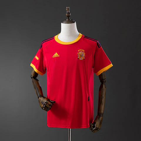 2002 Spain Home Jersey