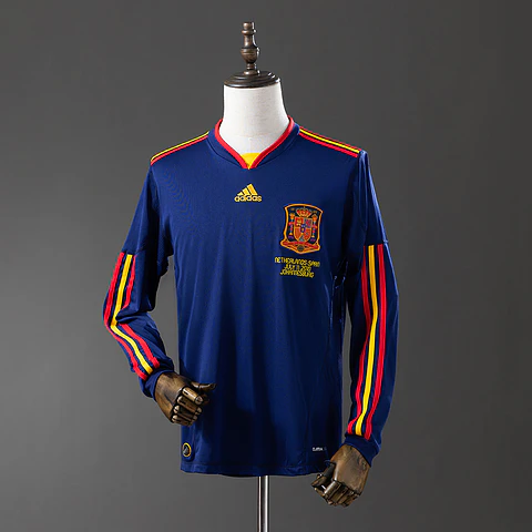 2010 Spain Away Long Sleeve Jersey