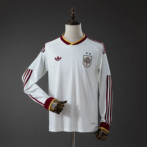 2026 Spain Away Long Sleeve Jersey (2 Stars)
