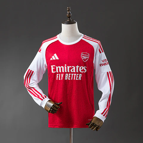 2025-26 Arsenal Home Long Sleeve Jersey