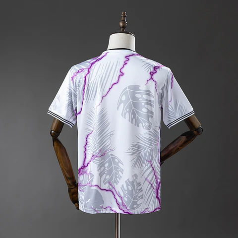 2025-26 Real Madrid White/Pink Jungle Jersey