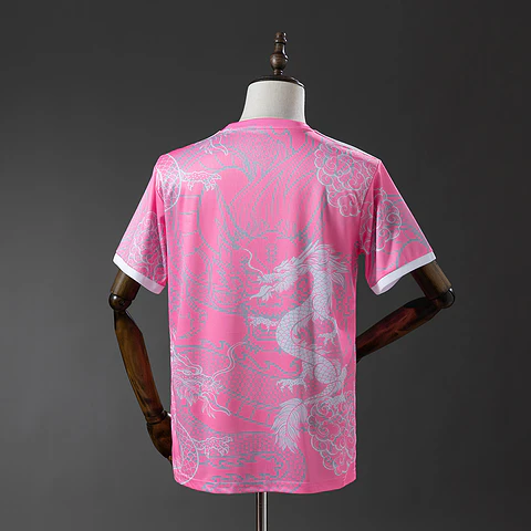 2025-26 Real Madrid Pink Dragon Jersey
