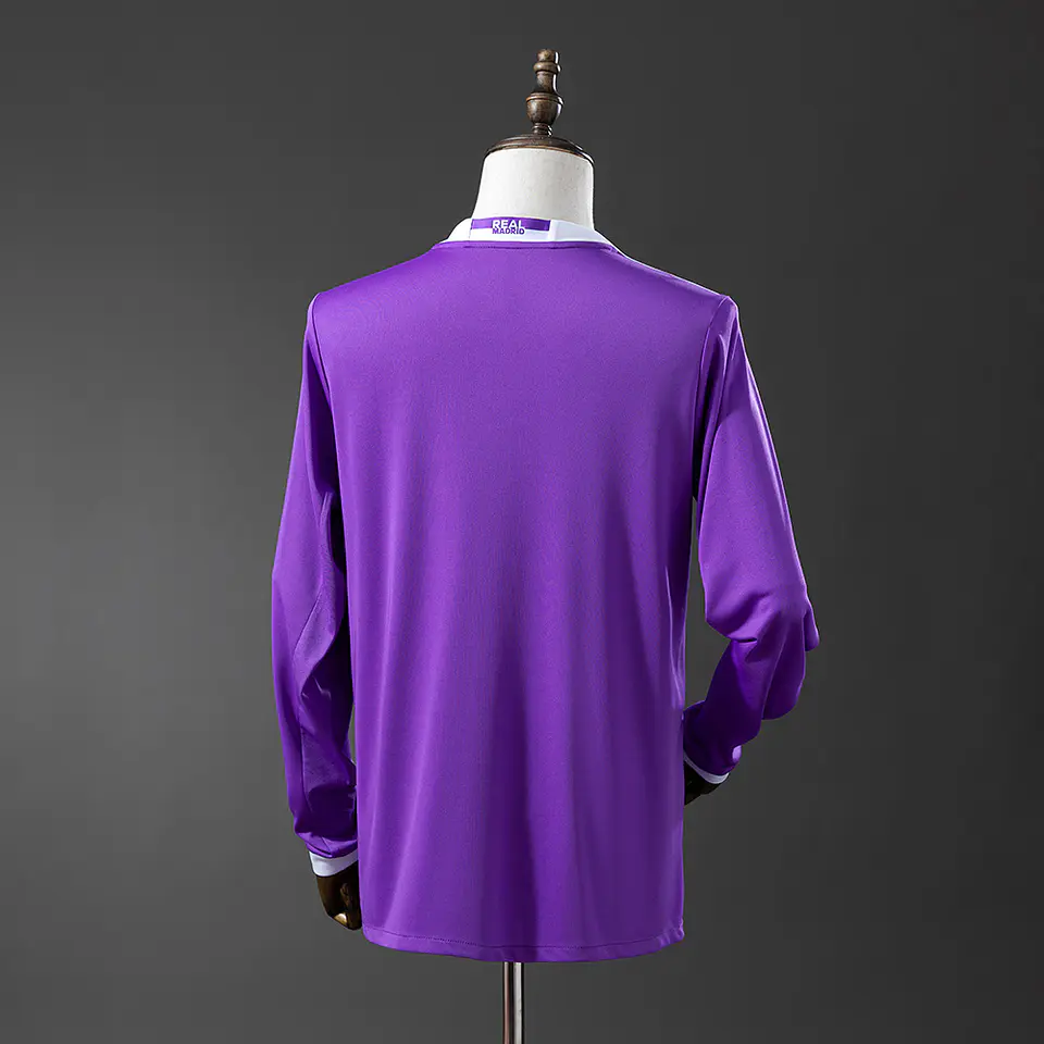2016-17 Real Madrid Away Long Sleeve Jersey 2